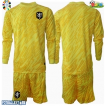 Nederland Keeper Bortedraktsett Barn EM 2024 Langermet (+ Korte bukser)